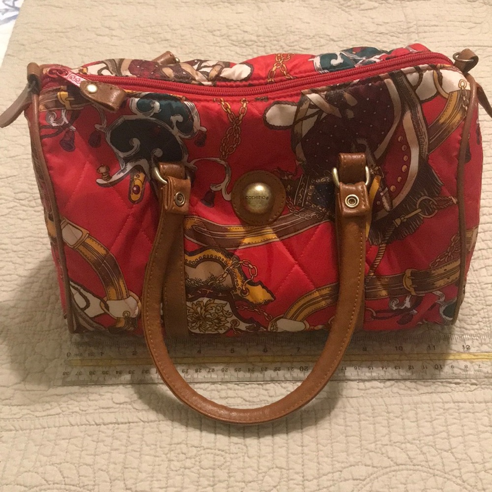 Capezio Equestrian Barrel Handbag
